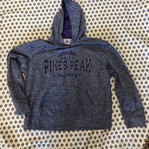 Purple Heather Pikes Peak Hoodie Large